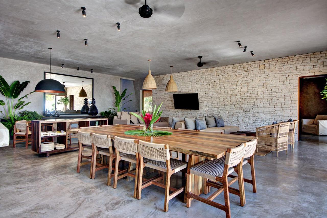 Beachfront Villa In Tankah Bay Tulum Exterior foto