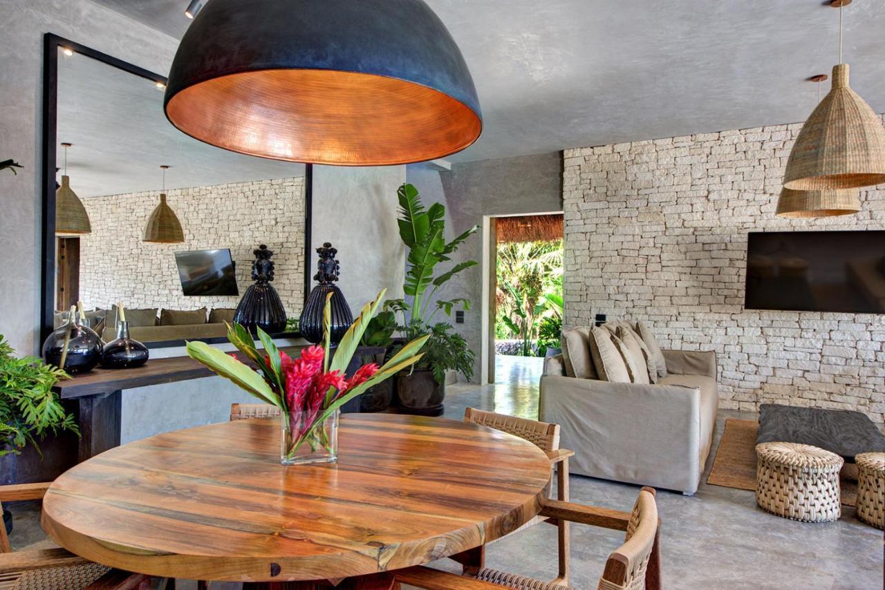 Beachfront Villa In Tankah Bay Tulum Exterior foto