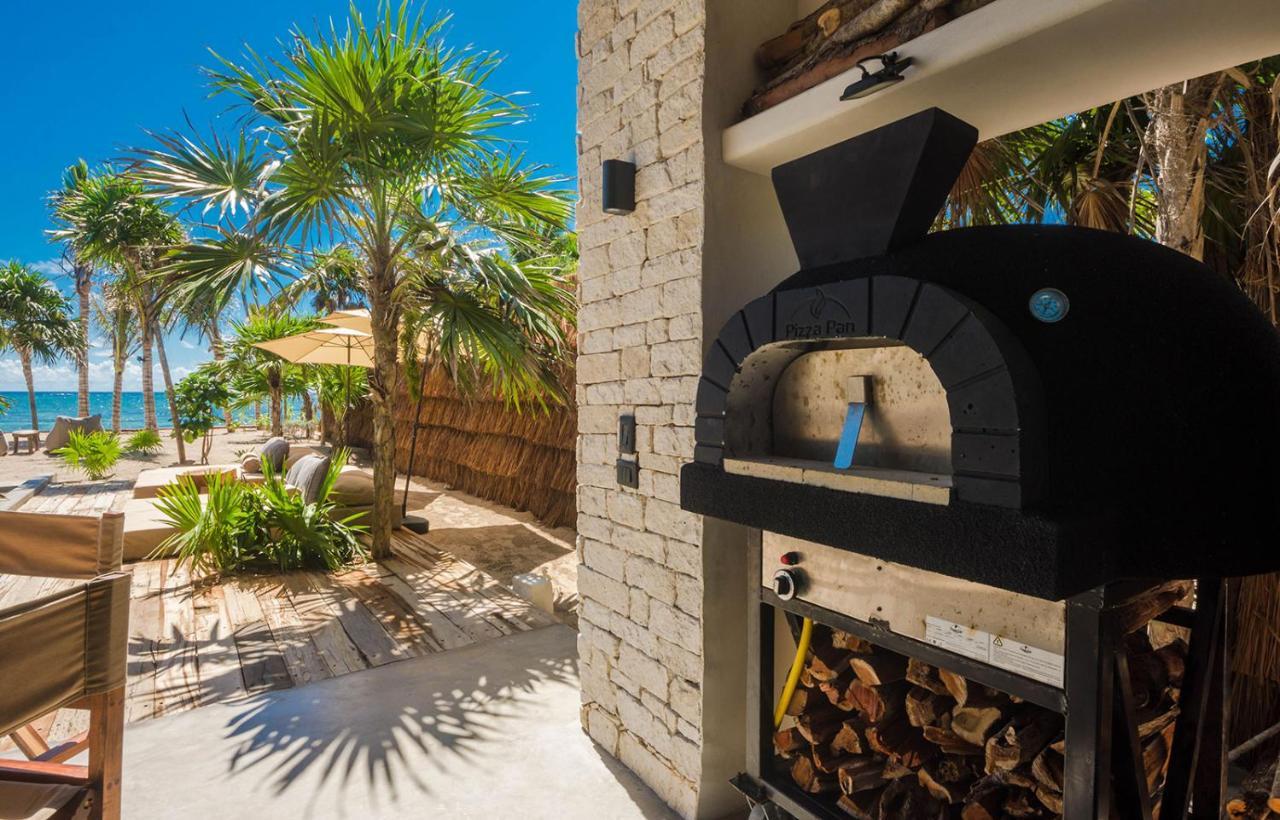 Beachfront Villa In Tankah Bay Tulum Exterior foto